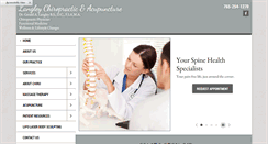 Desktop Screenshot of langleychiropractic.net